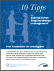 Bild der Broschüre "10 Tipps zum BEM"