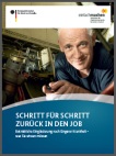 Bild der Broschüre "Schritt für Schritt zurück in den Job"