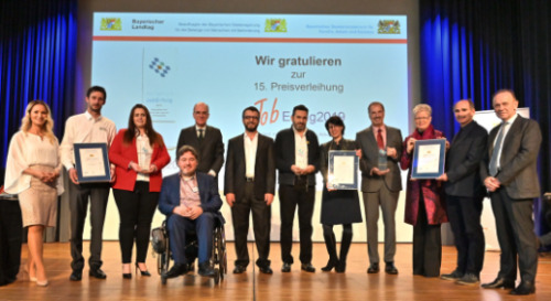 Bild der Preisträger des JobErfolg 2019