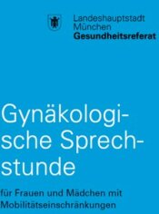 Plakat der gynäkoligschen Sprechstunde