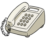 Zeichnung eines Telefon