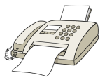 Ein Fax-Gerät