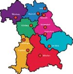 Land Karte Von Bayern